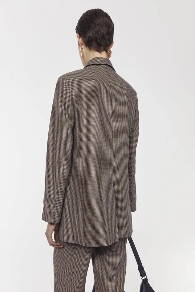 Viola Hounds Blazer Brown Beige Women Rodebjer Sets and Suits