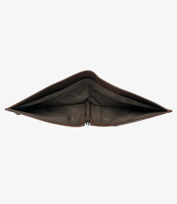 Wallets Card Holders Men Luxury Travel Wallet Dark Brown Loake
