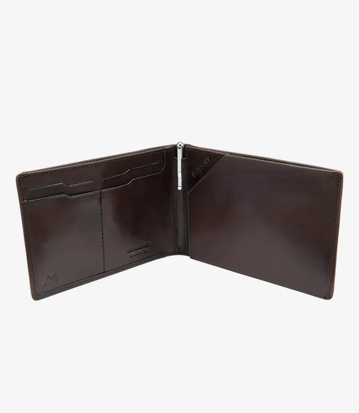 Wallets Card Holders Men Luxury Travel Wallet Dark Brown Loake