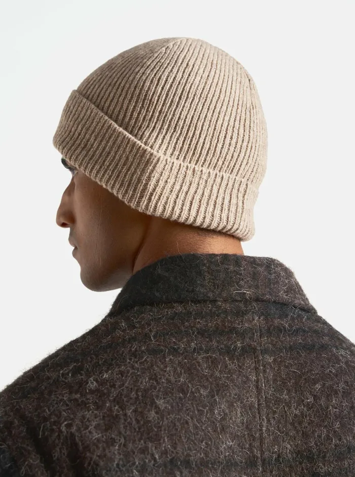 Watch Cap In Fawn Eco Wool Men Universal Works Hats Watch Cap In Fawn Eco Wool Men Universal Works Hats