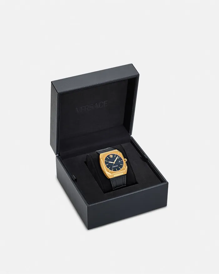 Watches Men Versace Antares Watch Blackgold