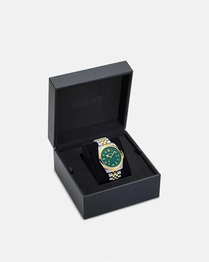 Watches Men Versace Anteo Watch Silvergold