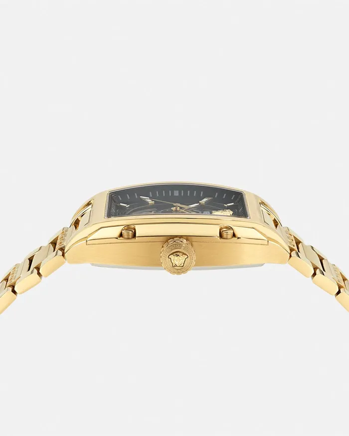 Watches Men Versace Dominus Skeleton Watch Gold