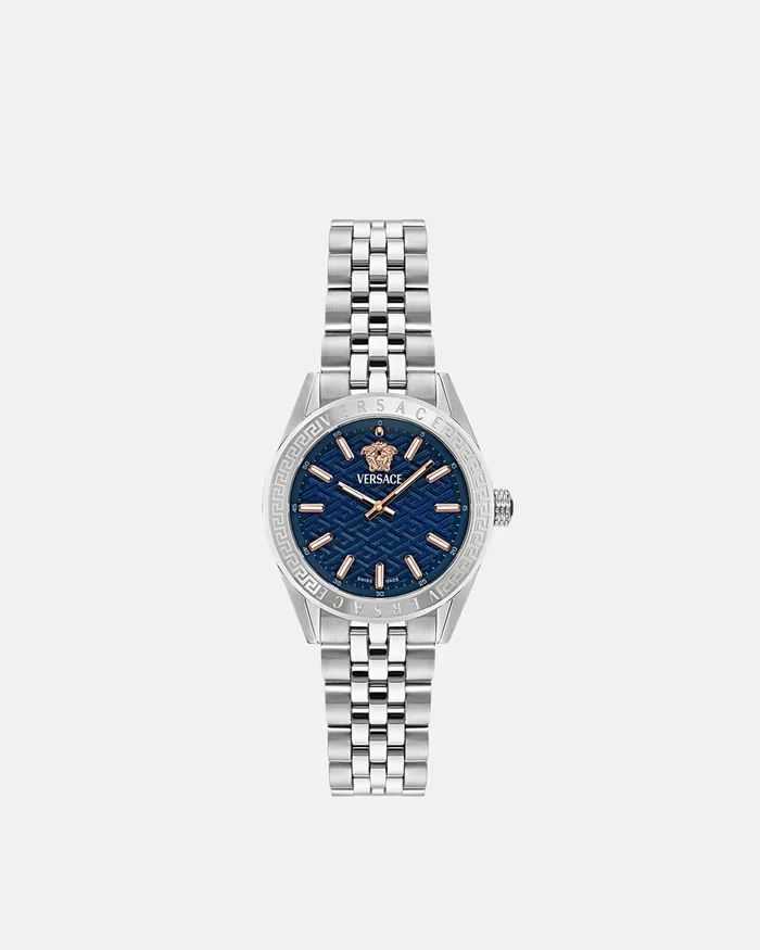 Watches Women Versace VCode Lady Watch Bluesilver