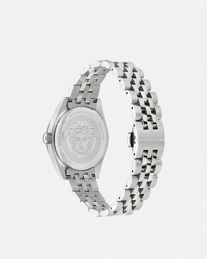 Watches Women Versace VCode Lady Watch Bluesilver