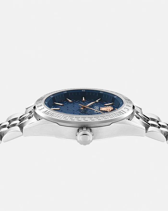 Watches Women Versace VCode Lady Watch Bluesilver