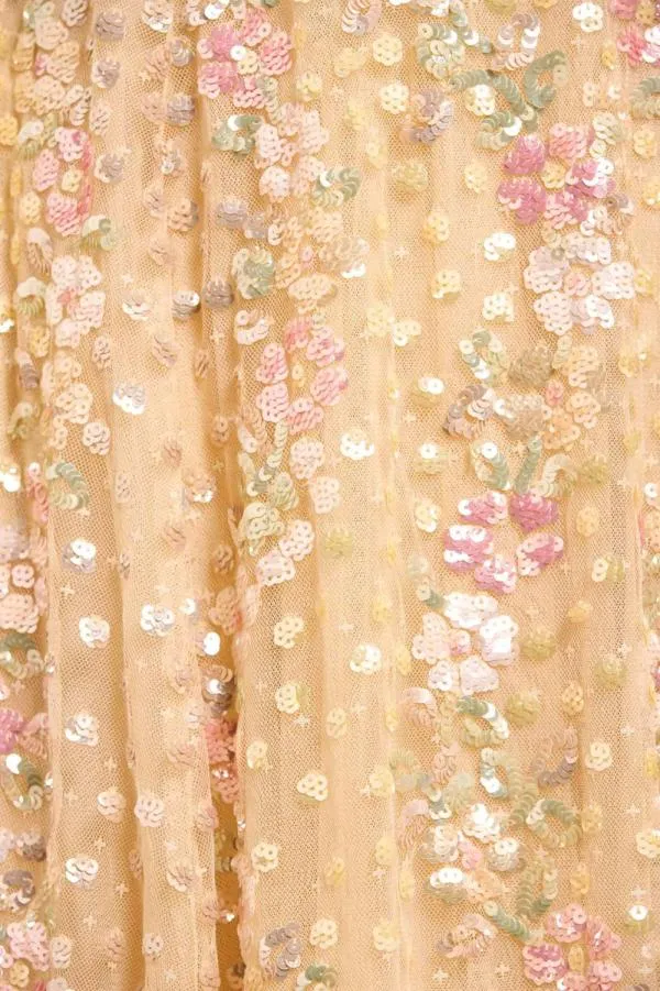 WeddingKIDSWomen Needle and Thread Confetti Scoop Neck Ballerina Dress Yellow WeddingKIDSWomen Needle and Thread Confetti Scoop Neck Ballerina Dress Yellow