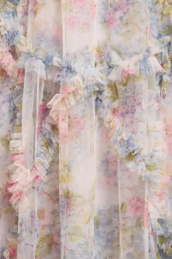 WeddingWomen Needle and Thread Hydrangea Ruffle Ballerina Dress Multi WeddingWomen Needle and Thread Hydrangea Ruffle Ballerina Dress Multi