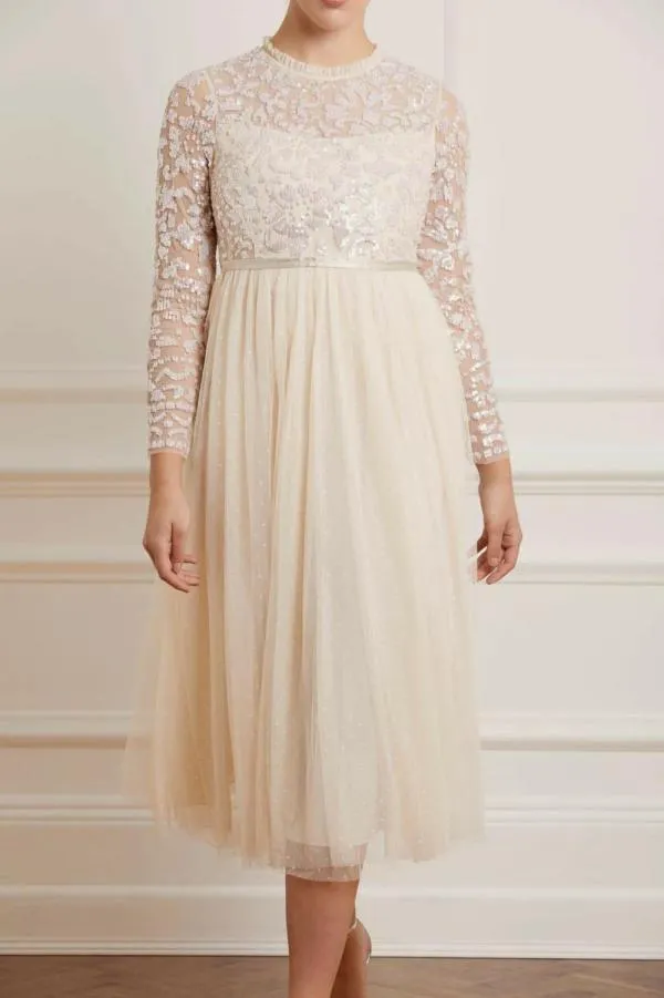 WeddingWomen Needle and Thread Tempest Bodice Ballerina Dress Champagne WeddingWomen Needle and Thread Tempest Bodice Ballerina Dress Champagne