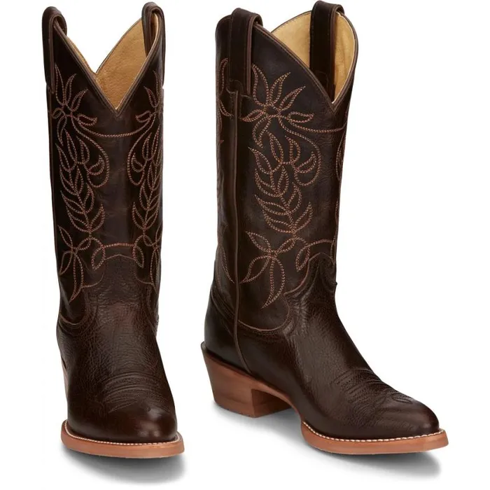 Western Women Justin Boots Rosey 12034 Western Boot Brown