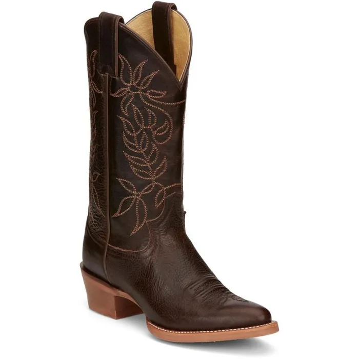 Western Women Justin Boots Rosey 12034 Western Boot Brown