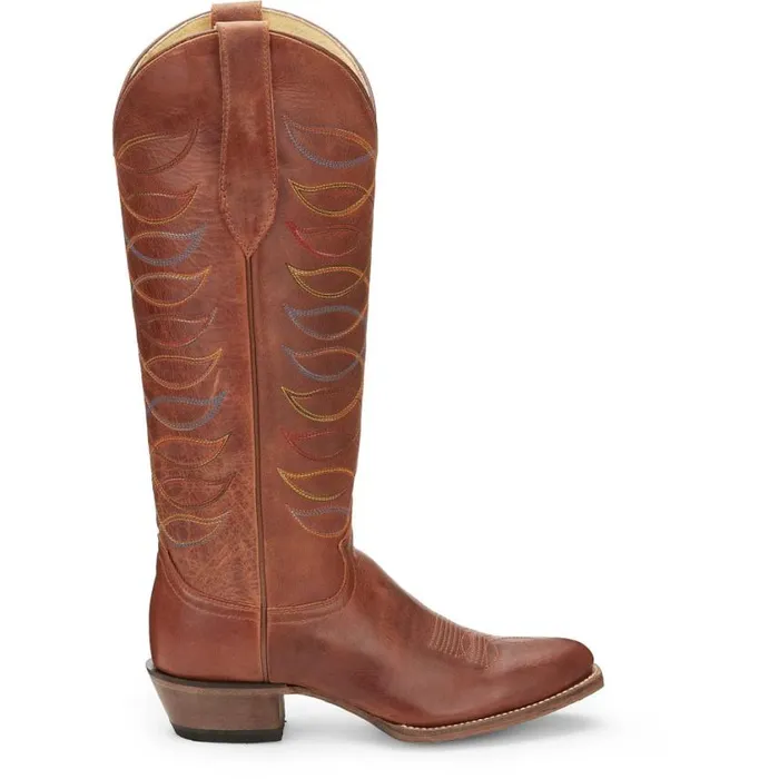 Western Women Justin Boots Whitley 15 WomenS Western Boot Rustic Amber 040orange041