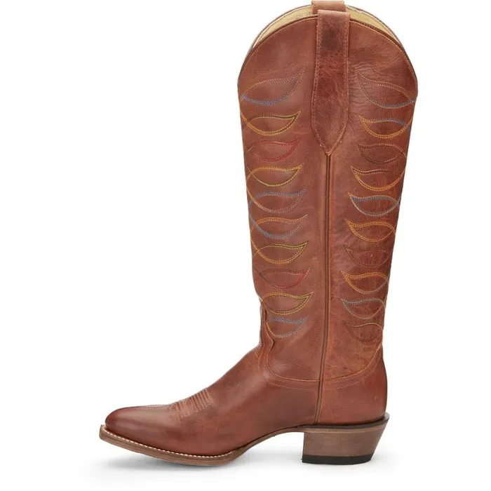 Western Women Justin Boots Whitley 15 WomenS Western Boot Rustic Amber 040orange041