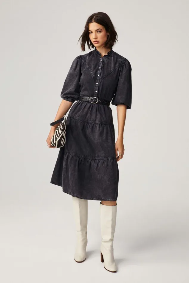 WillowDress Midi Clothing Baandsh Dresses