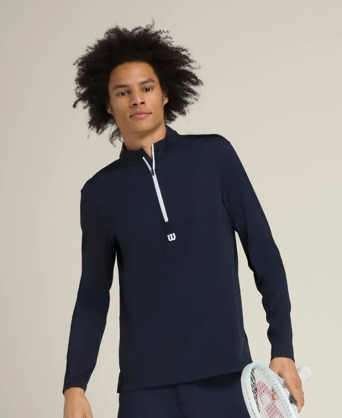 Wilson Outerwear Men Elevate Performance HalfZip 8211 Classic Navy