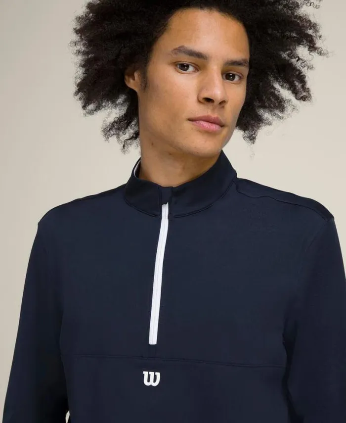 Wilson Outerwear Men Elevate Performance HalfZip 8211 Classic Navy