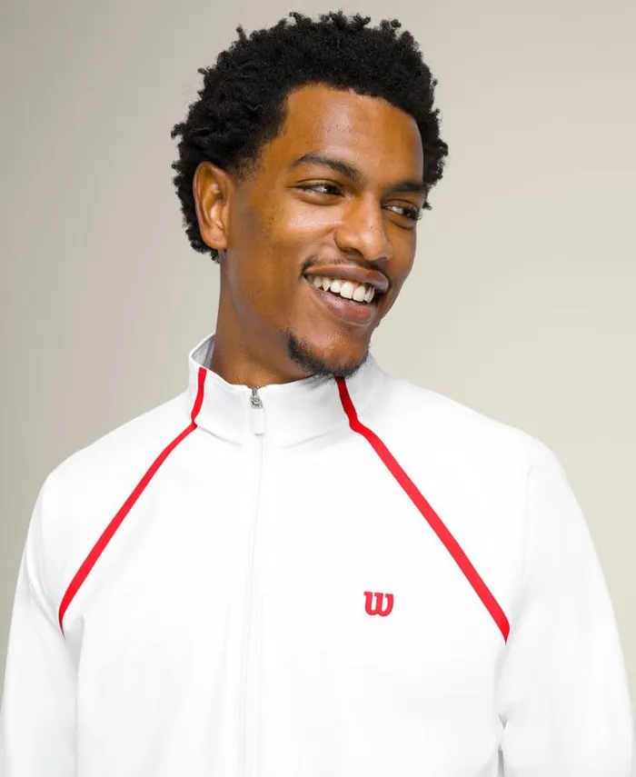 Wilson Outerwear Men Elite Tennis Performance Jacket 8211 Bright White Wilson Outerwear Men Elite Tennis Performance Jacket 8211 Bright White