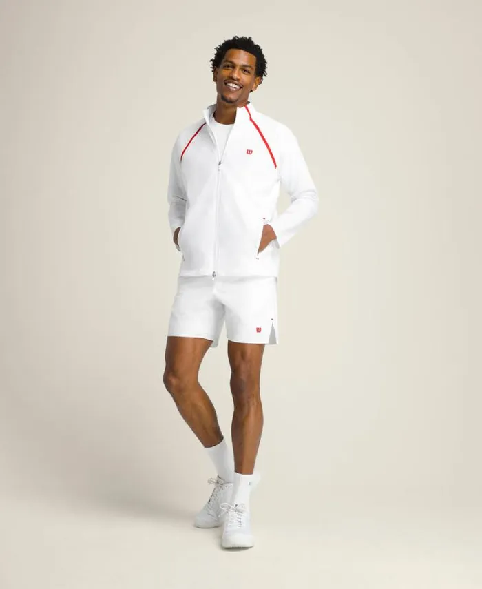 Wilson Outerwear Men Elite Tennis Performance Jacket 8211 Bright White Wilson Outerwear Men Elite Tennis Performance Jacket 8211 Bright White