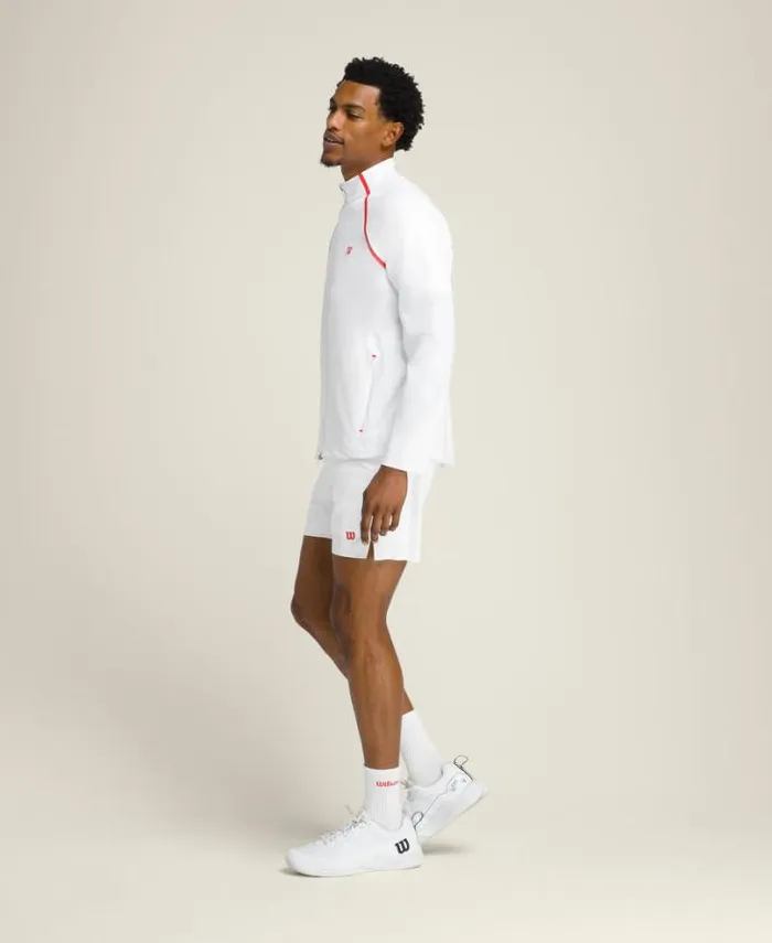Wilson Outerwear Men Elite Tennis Performance Jacket 8211 Bright White Wilson Outerwear Men Elite Tennis Performance Jacket 8211 Bright White