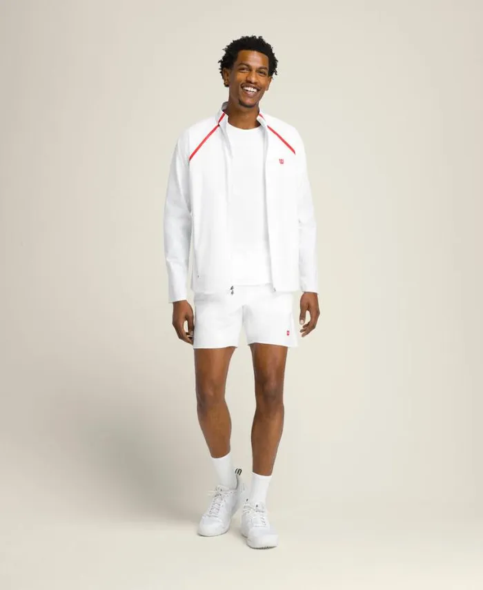 Wilson Outerwear Men Elite Tennis Performance Jacket 8211 Bright White Wilson Outerwear Men Elite Tennis Performance Jacket 8211 Bright White