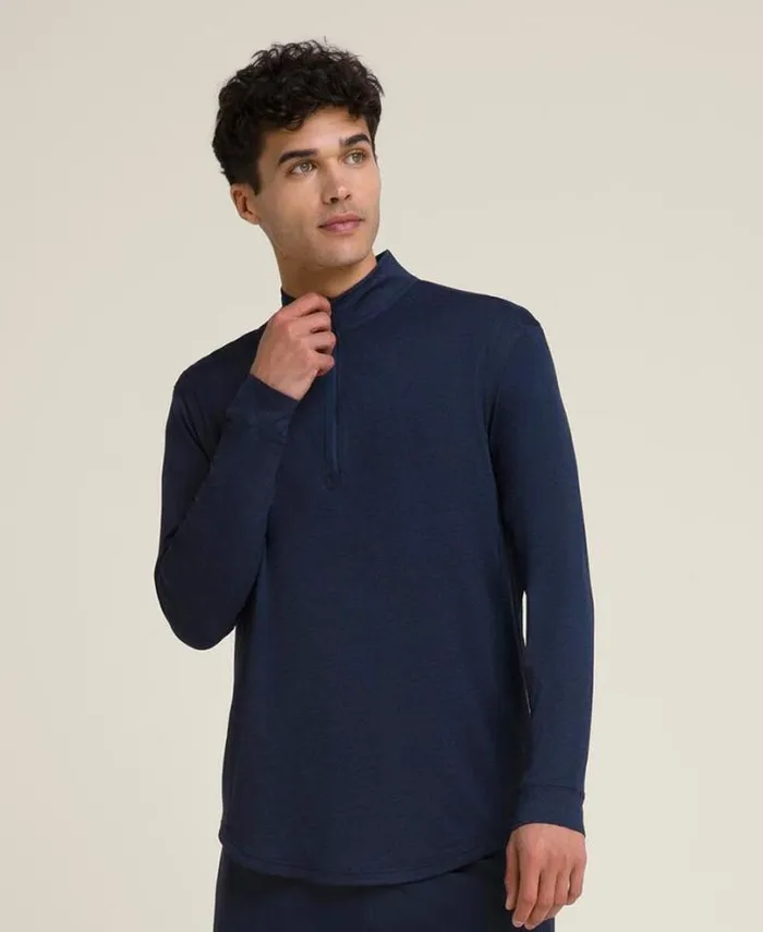 Wilson Outerwear Men Everyday Performance HalfZip 8211 Classic Navy
