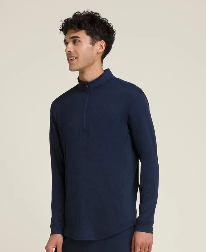 Wilson Outerwear Men Everyday Performance HalfZip 8211 Classic Navy
