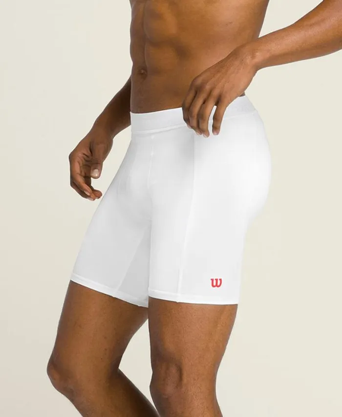 Wilson Shorts Men Compression Short 8211 Bright White Wilson Shorts Men Compression Short 8211 Bright White