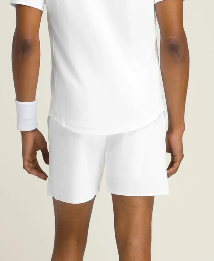 Wilson Shorts Men Peak Tennis Short Unlined 8211 Bright White Wilson Shorts Men Peak Tennis Short Unlined 8211 Bright White