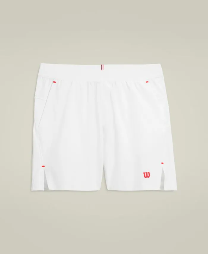 Wilson Shorts Men Peak Tennis Short Unlined 8211 Bright White Wilson Shorts Men Peak Tennis Short Unlined 8211 Bright White
