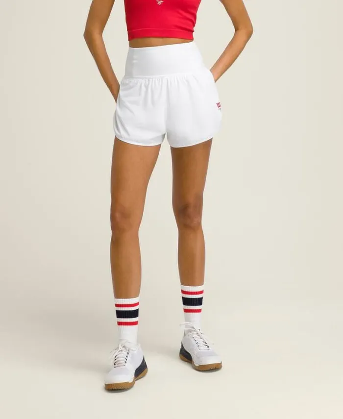 Wilson Shorts Women Split Court Short 8211 Bright White