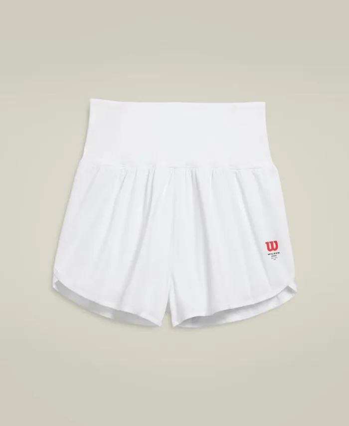 Wilson Shorts Women Split Court Short 8211 Bright White Wilson Shorts Women Split Court Short 8211 Bright White