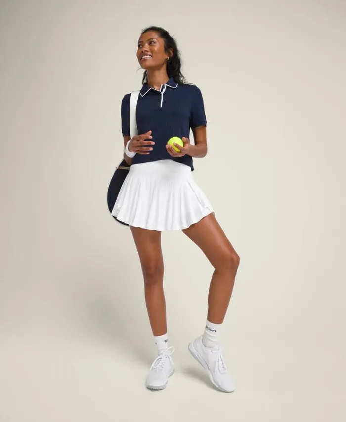 Wilson Skirts Women Midtown Wrap Tennis Skirt 8211 Bright White