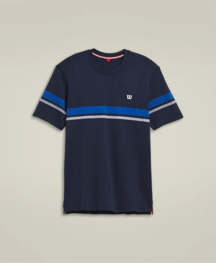 Wilson Tees Men All Seasons Striped Tee 8211 Classic Navy
