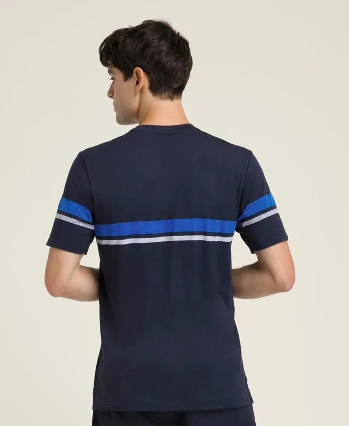Wilson Tees Men All Seasons Striped Tee 8211 Classic Navy