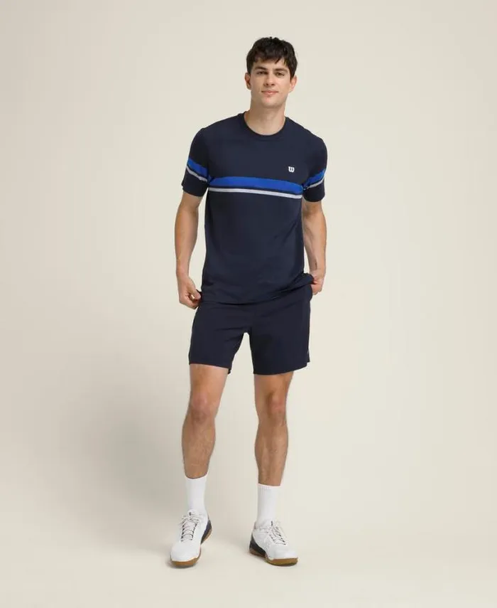 Wilson Tees Men All Seasons Striped Tee 8211 Classic Navy