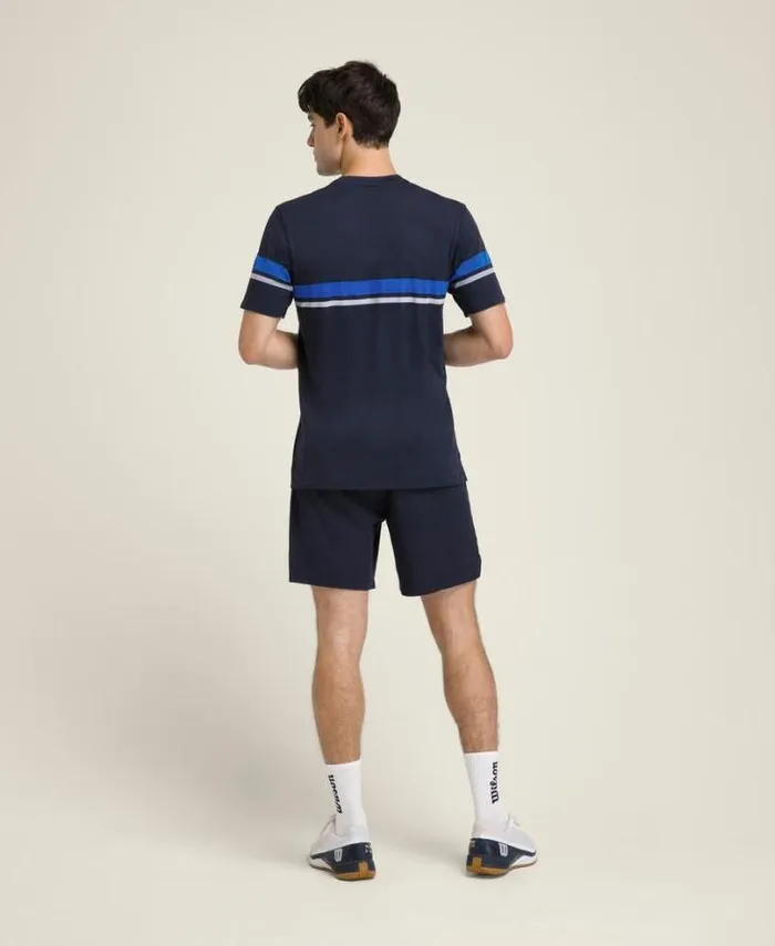 Wilson Tees Men All Seasons Striped Tee 8211 Classic Navy