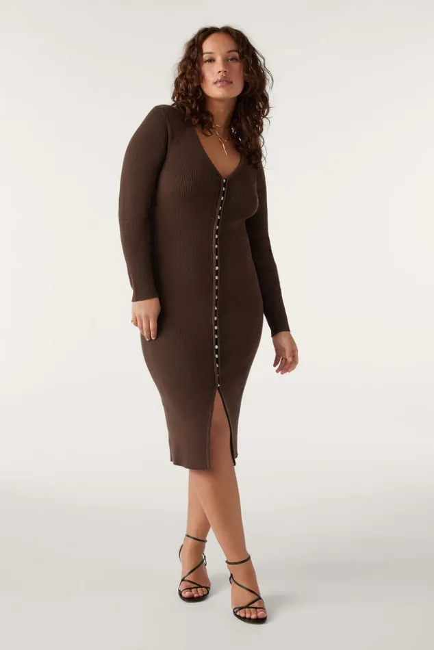 WissalMidi Dress Clothing Baandsh Dresses