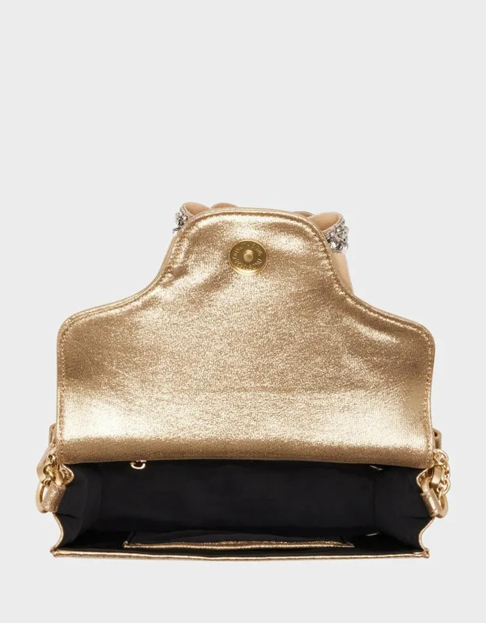 Women 3D BOW FLAP BAG GOLD Gold Betsey Johnson Women 3D BOW FLAP BAG GOLD Gold Betsey Johnson