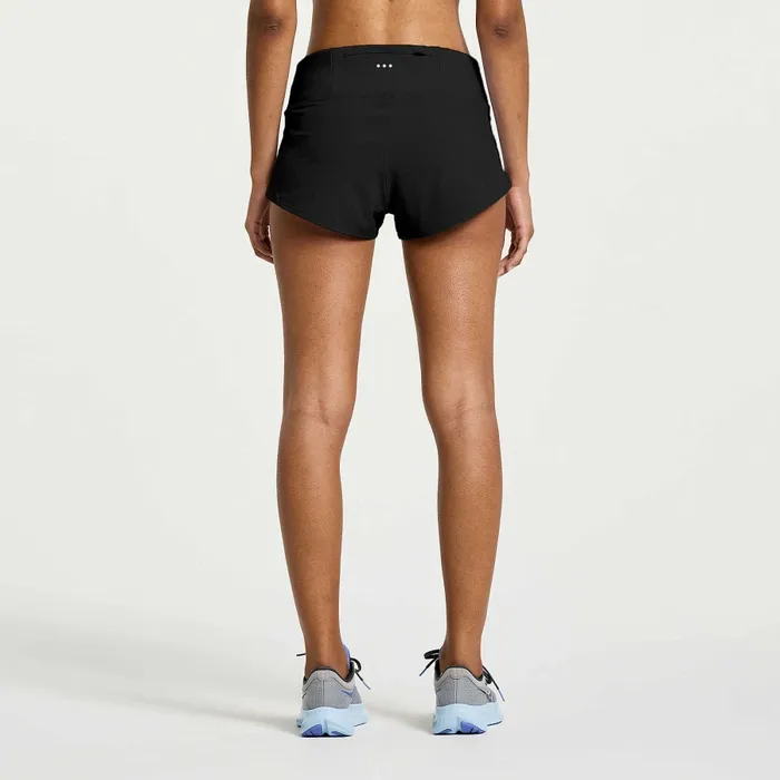 Women8217s Outpace 258243 Split Short Black Women Bottoms Saucony Women8217s Outpace 258243 Split Short Black Women Bottoms Saucony