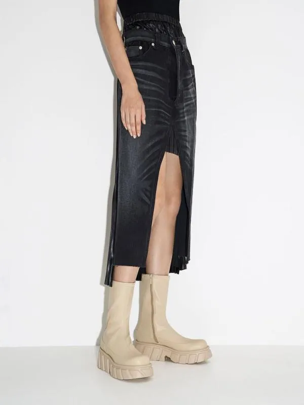 Women Aberdeen SideZip Platform Boots 8211 Chalk CHARLES and KEITH Boots