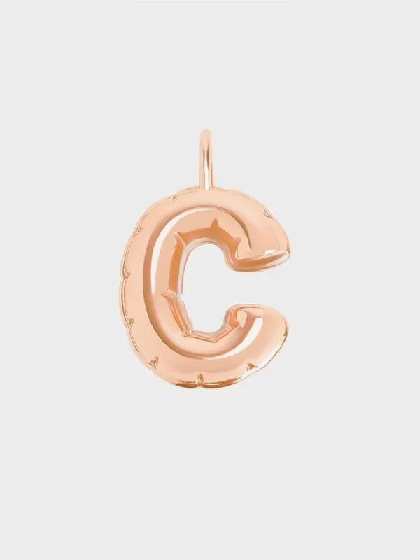 Women Alphabet 039C039 Charm 8211 Rose Gold CHARLES and KEITH Charms