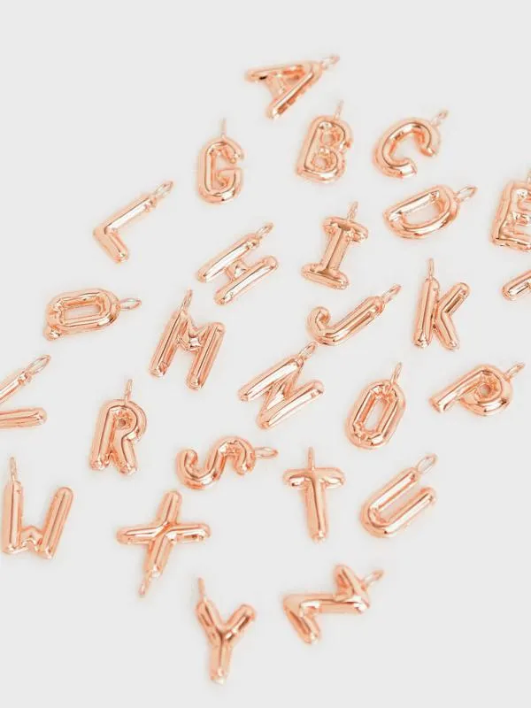 Women Alphabet 039C039 Charm 8211 Rose Gold CHARLES and KEITH Charms