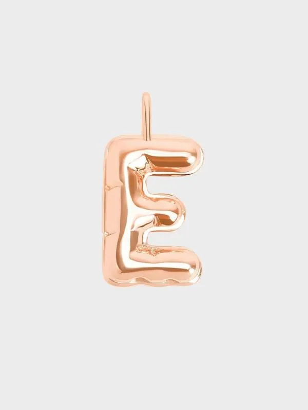 Women Alphabet 039E039 Charm 8211 Rose Gold CHARLES and KEITH Charms