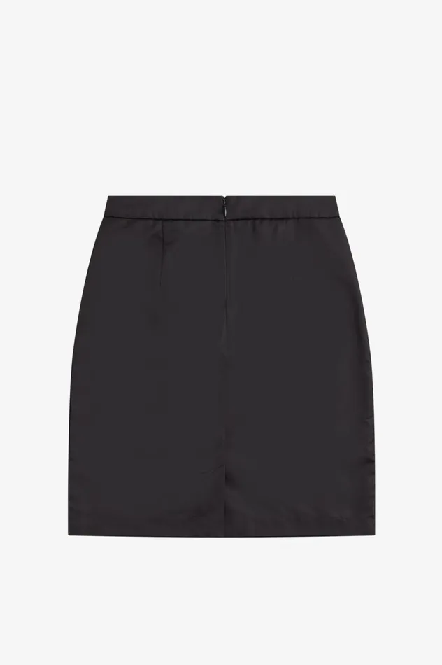 Women Amy Winehouse FoundationZip Detail Skirt Black Fred Perry Trousers and Skirts