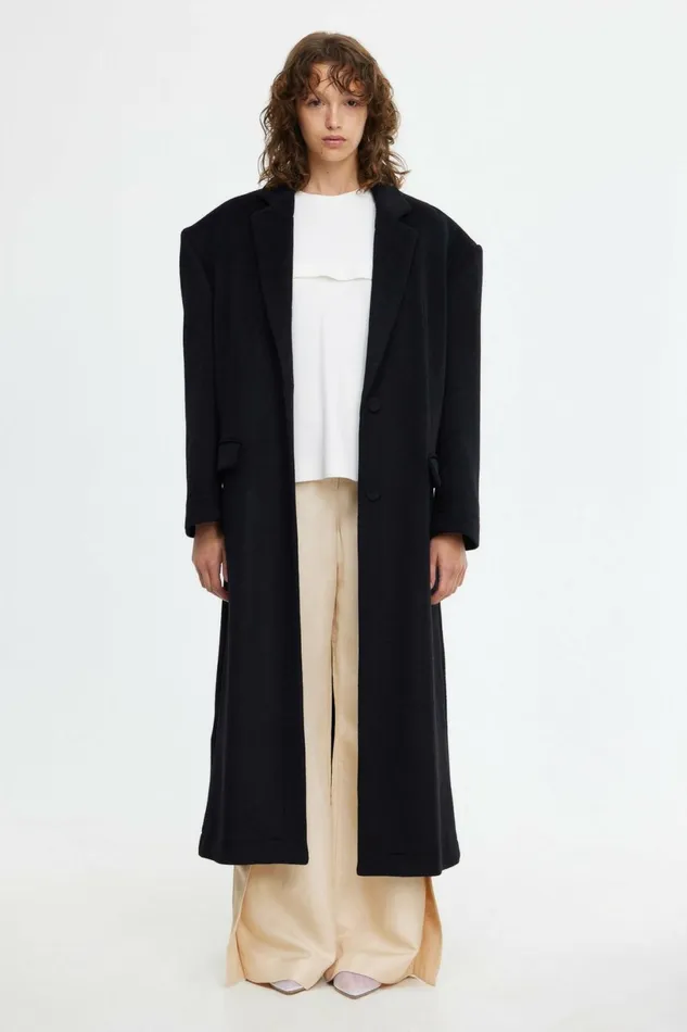 Women ANCHOR COAT Black Acler Outerwear