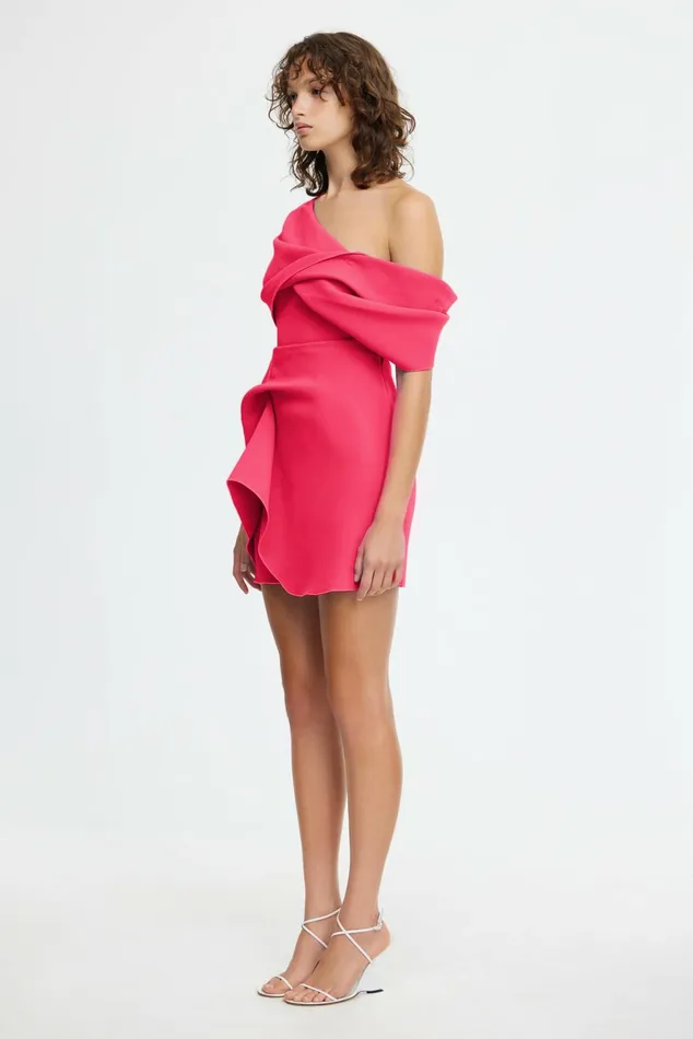 Women ASHFORD MINI DRESS Berry Pink Acler Pink Dresses