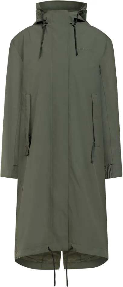 Women Astrid Parka Long Deep Green Didriksons Autumn Jackets