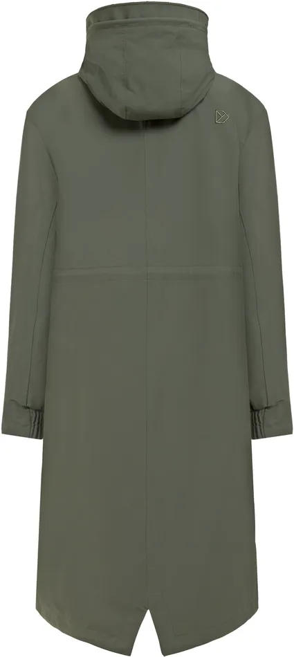 Women Astrid Parka Long Deep Green Didriksons Autumn Jackets
