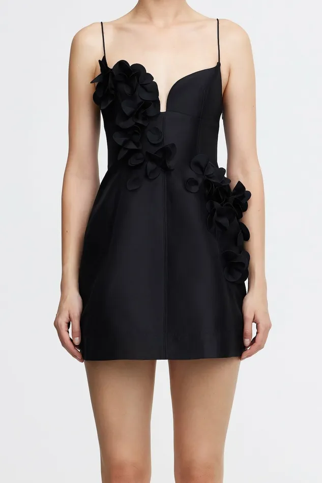 Women BILSTON MINI DRESS Black Acler Black Dresses