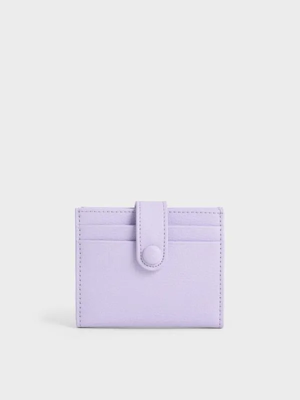 Women Bliss Snap Button Card Holder 8211 Lilac CHARLES and KEITH Card Holders Women Bliss Snap Button Card Holder 8211 Lilac CHARLES and KEITH Card Holders